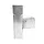 Zinken T-stuk 80x80 mm vierkant 85 graden (NedZink)