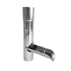 Rheinzink Zinken regentonklep 60 mm rond (Grömo)