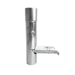 Rheinzink Zinken regentonklep 60 mm rond (Grömo)