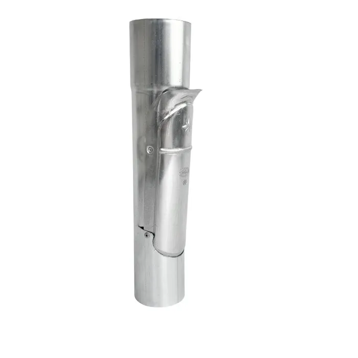 Rheinzink Zinken regentonklep 60 mm rond (Grömo)
