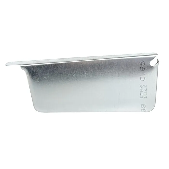 Nedzink Kopschot zonder kraal rechts / Separatieschot bakgoot B37 links