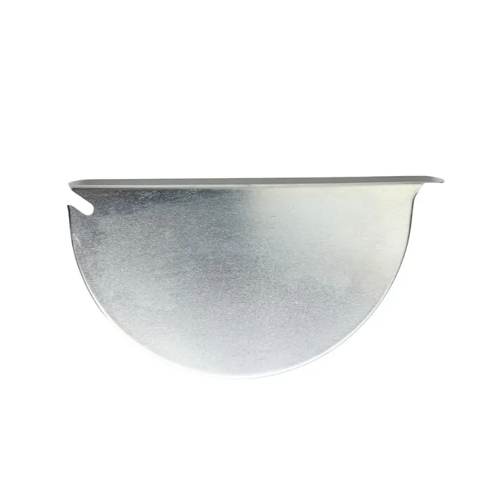 Nedzink Kopschot zonder kraal links / Separatieschot mastgoot M44 rechts