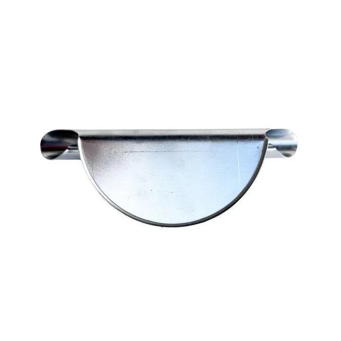 Nedzink Kopschot mastgoot M30 met kraal. links & rechts te monteren