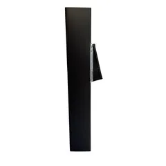 Nedzink Zinken bladafscheider 80x80 mm vierkant zwart Noir inclusief rooster (NedZink)