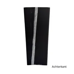 Nedzink Zinken verbindingsmof 80x80 mm vierkant zwart Noir (NedZink)