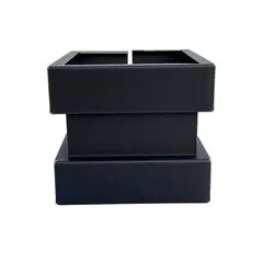 Nedzink Zinken wrong 80x80 mm zwart Noir (NedZink)