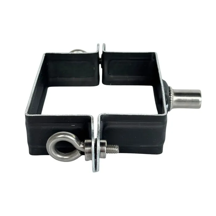 Nedzink Scharnierpijpbeugel 80x80 mm M80 - Noir antraciet/zwart