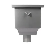 Nedzink Vergaarbak Brabant 80 mm grijs Nova | NedZink