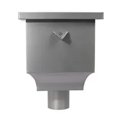 Nedzink Zinken vergaarbak Brabant 80 mm grijs Nova (NedZink)