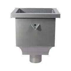 Nedzink Zinken vergaarbak Brabant 80 mm grijs Nova (NedZink)