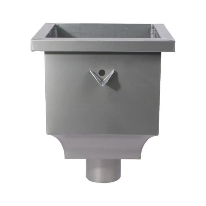 Nedzink Zinken vergaarbak Brabant 80 mm grijs Nova (NedZink)