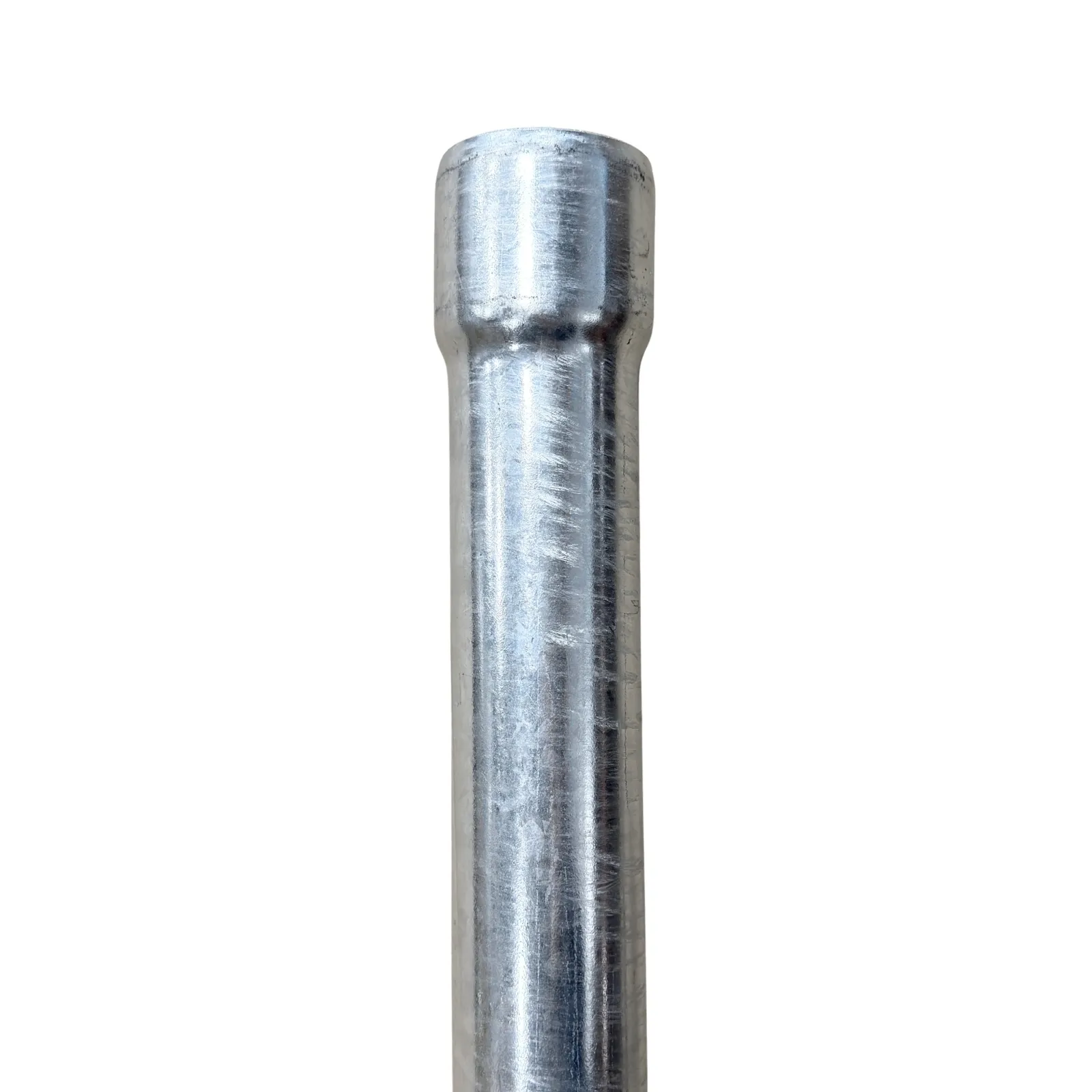 Dakgootwinkel.nl Stalen ondereind (regenpijp) verzinkt 80 mm - 2 meter