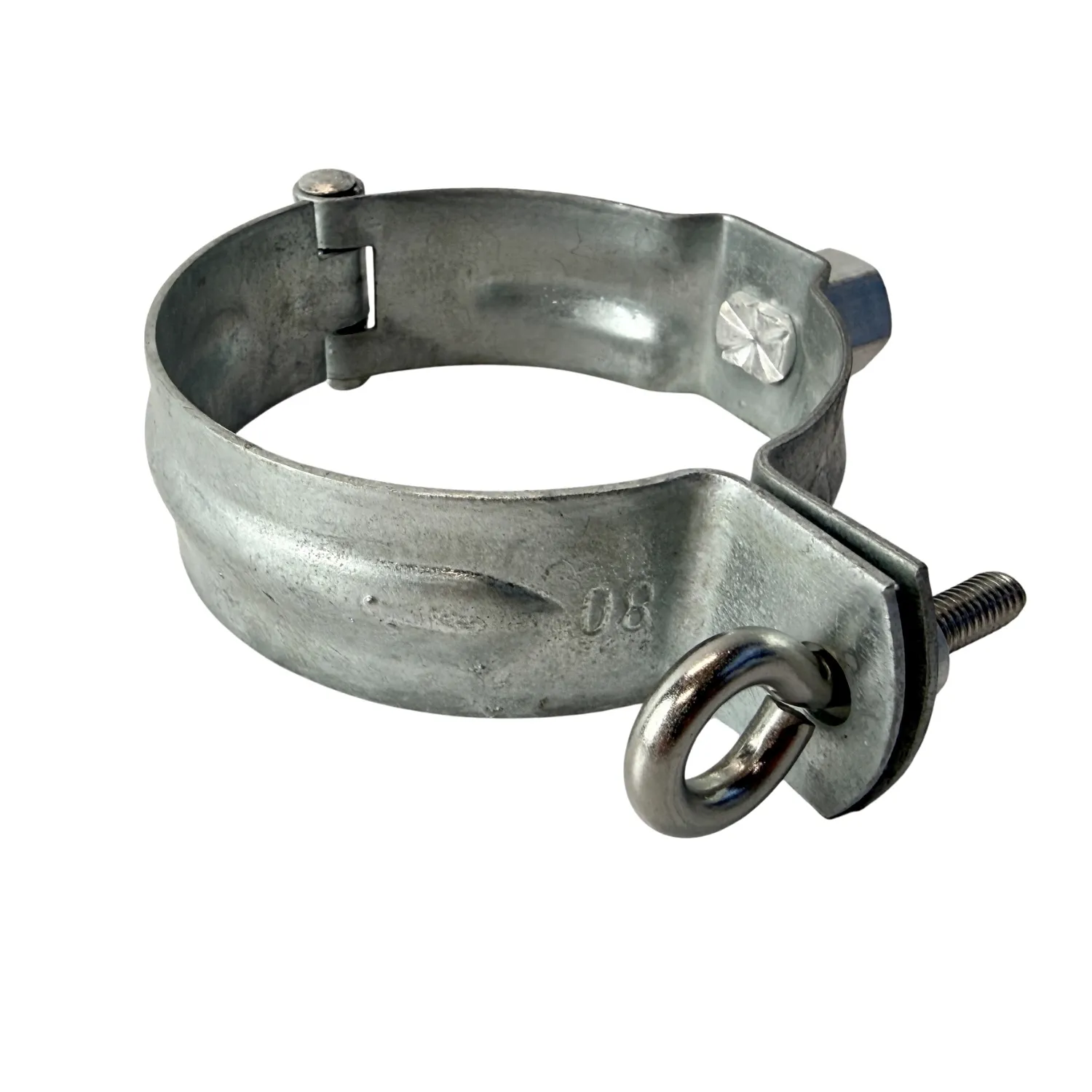 Scharnierbeugel gegalv. 82mm M10/M8 t.b.v. wrong