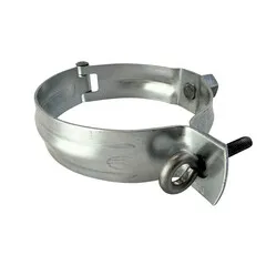 Huismerk Zinken scharnierbeugel M10 - 100 mm rond (NedZink)