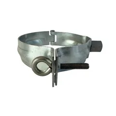 Huismerk Zinken scharnierbeugel M10 - 100 mm rond (NedZink)