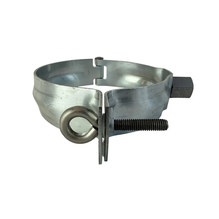Huismerk Zinken scharnierbeugel M10 - 100 mm rond (NedZink)