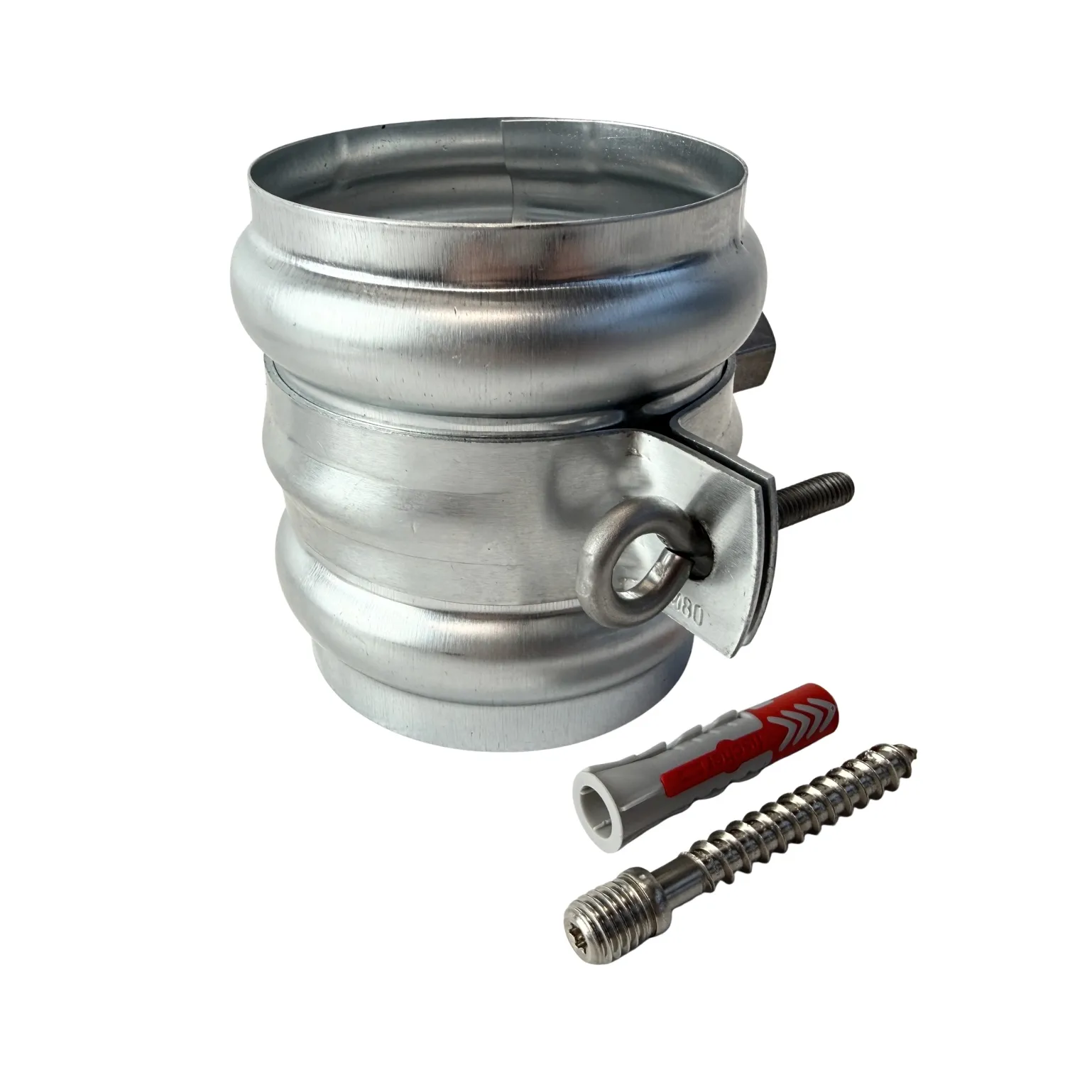Nedzink Zinken regenpijpbeugelset 80 mm M10 - set met montage-opties