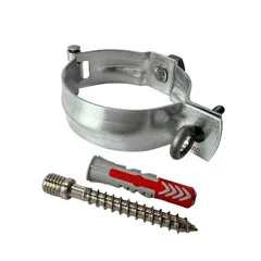 Nedzink Zinken regenpijpbeugelset 80 mm M10 - set met montage-opties