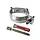 Zinken regenpijpbeugelset 80 mm M10 - set met montage-opties