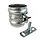 Zinken regenpijpbeugelset 80 mm M10 - set met montage-opties
