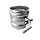 Zinken regenpijpbeugelset 80 mm M10 - set met montage-opties
