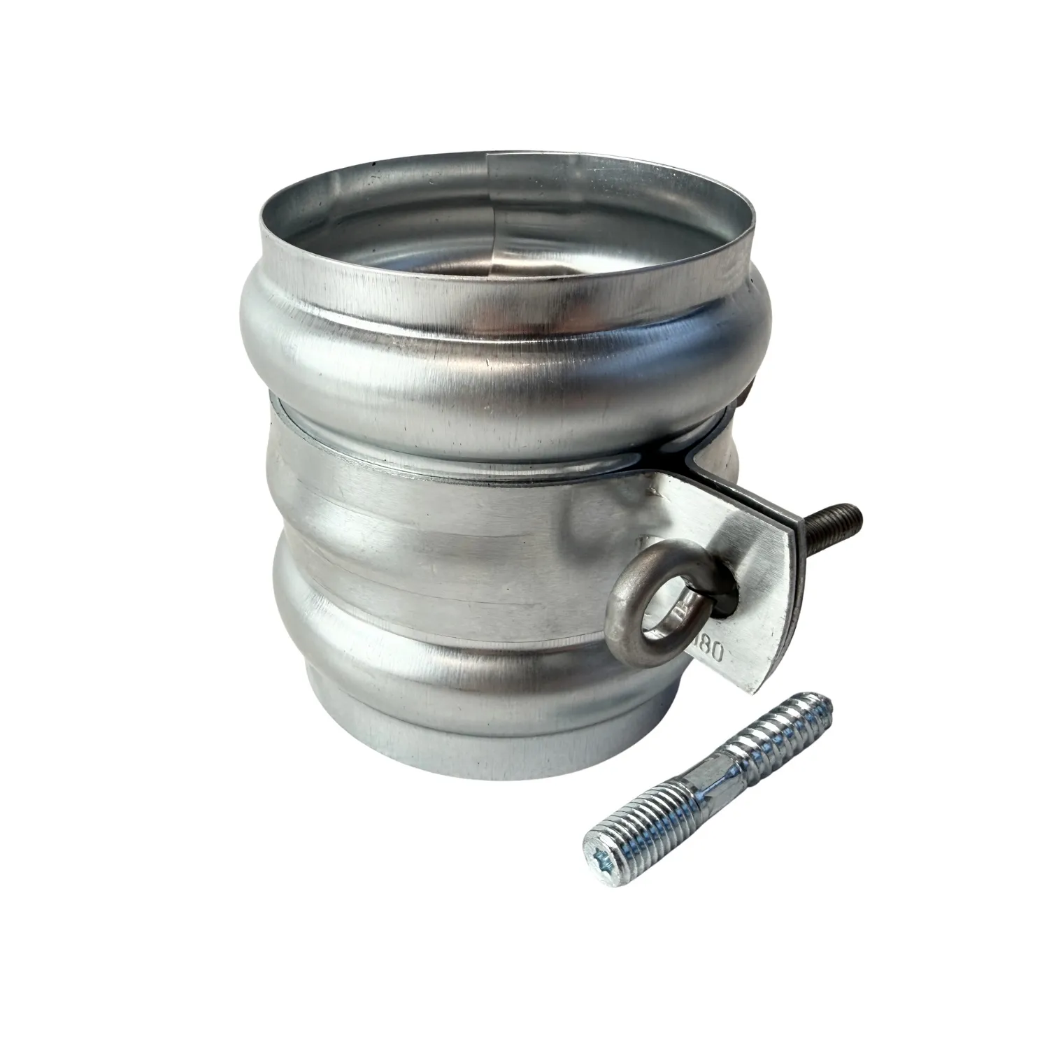 Nedzink Zinken regenpijpbeugelset 80 mm M10 - set met montage-opties