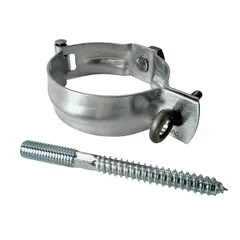 Nedzink Zinken regenpijpbeugelset 80 mm M10 - set met montage-opties