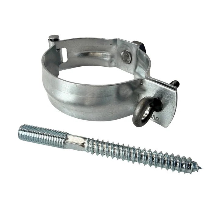 Nedzink Zinken regenpijpbeugelset 80 mm M10 - set met montage-opties