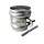 Zinken regenpijpbeugelset 80 mm M10 - set met montage-opties