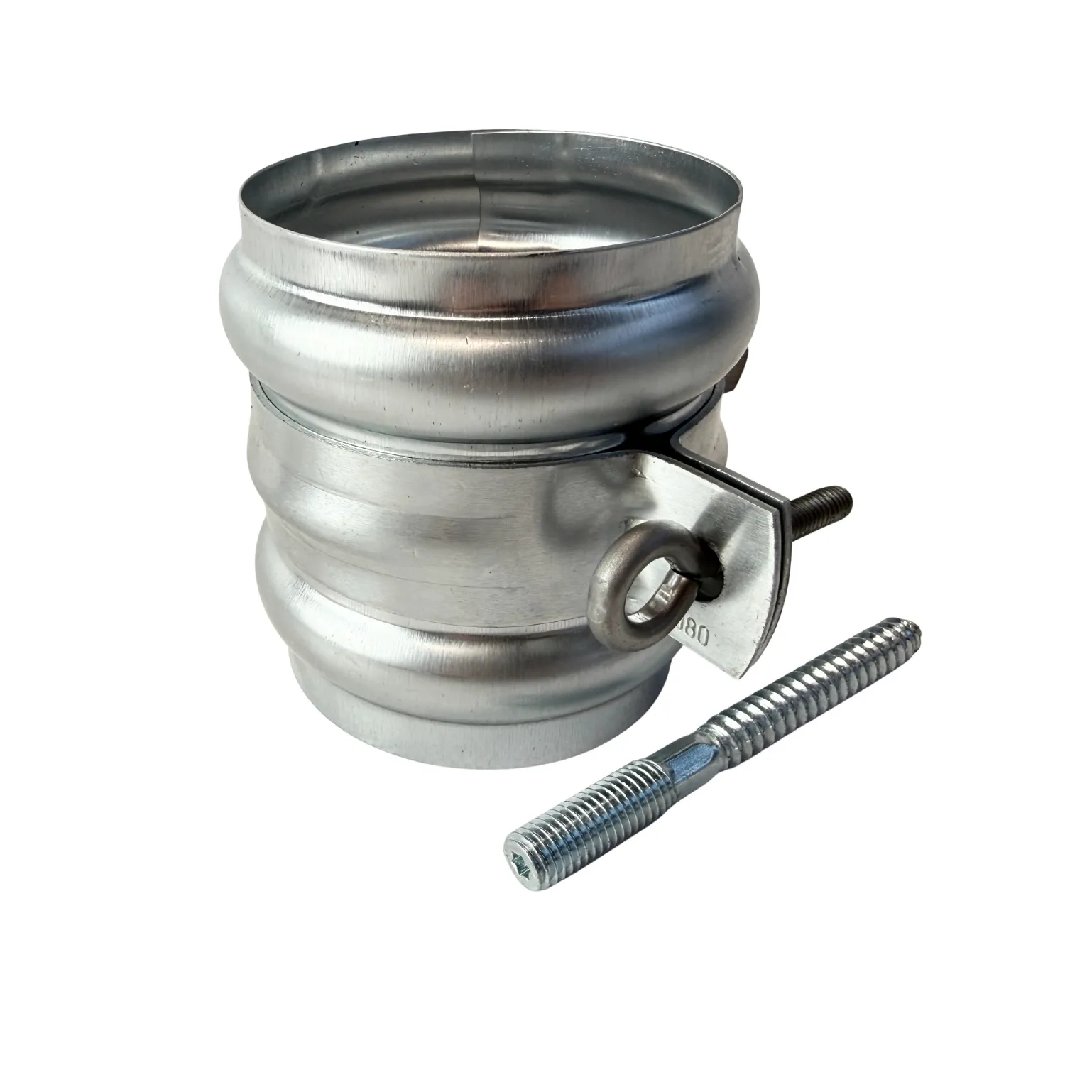 Nedzink Zinken regenpijpbeugelset 80 mm M10 - set met montage-opties