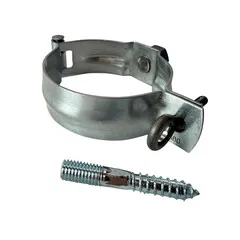 Nedzink Zinken regenpijpbeugelset 80 mm M10 - set met montage-opties