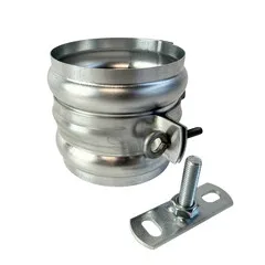 Gromo Zinken regenpijpbeugels 100 mm M10 - set met montage-opties