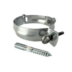 Gromo Zinken regenpijpbeugels 100 mm M10 - set met montage-opties