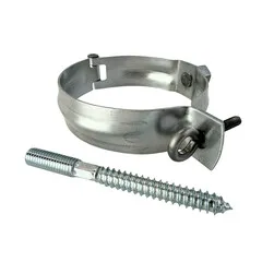 Gromo Zinken regenpijpbeugels 100 mm M10 - set met montage-opties