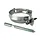 Zinken regenpijpbeugels 100 mm M10 - set met montage-opties