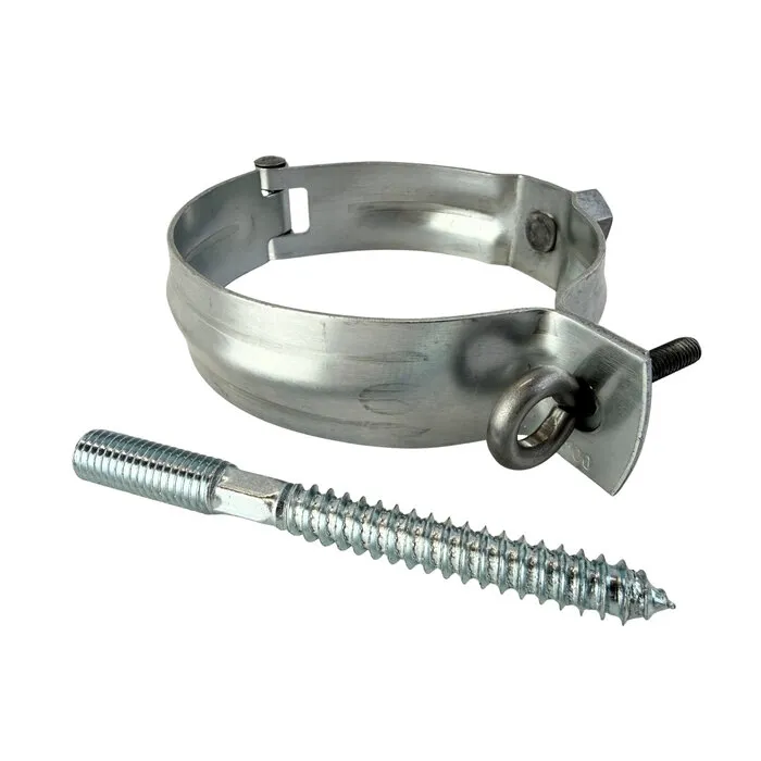 Gromo Zinken regenpijpbeugels 100 mm M10 - set met montage-opties