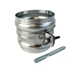 Gromo Zinken regenpijpbeugels 100 mm M10 - set met montage-opties