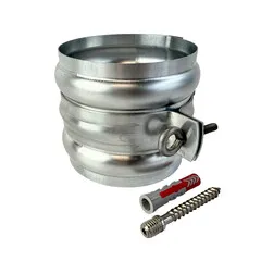 Gromo Zinken regenpijpbeugels 100 mm M10 - set met montage-opties