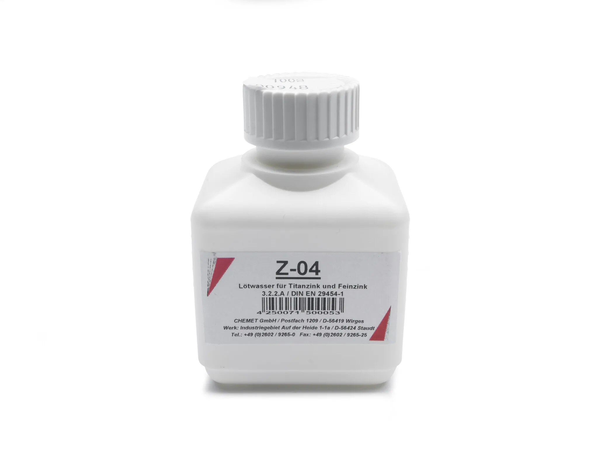 Rheinzink Soldeervloeistof zink Z-04 (bus 0,1 kg) inclusief kwastje