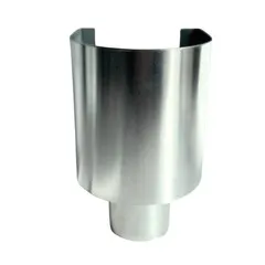 Nedzink Zinken vergaarbak Mini 80 mm rond met uitsparing (NedZink)