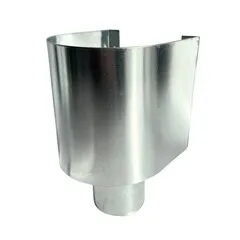 Nedzink Zinken vergaarbak Mini 80 mm rond met uitsparing (NedZink)