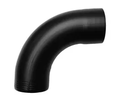 Kallos Bocht 85 graden 80 mm Ral-9005 | Kallos