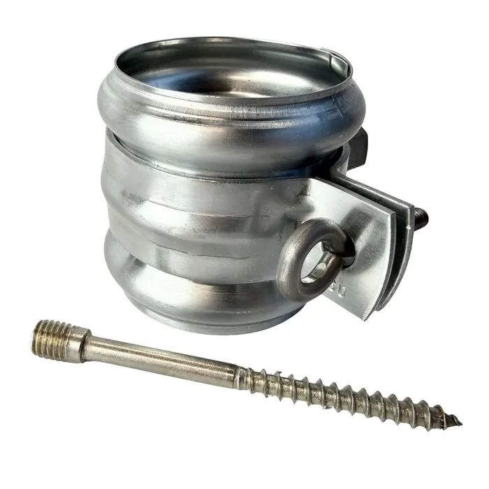 Zinken regenpijpbeugels 60 mm M10