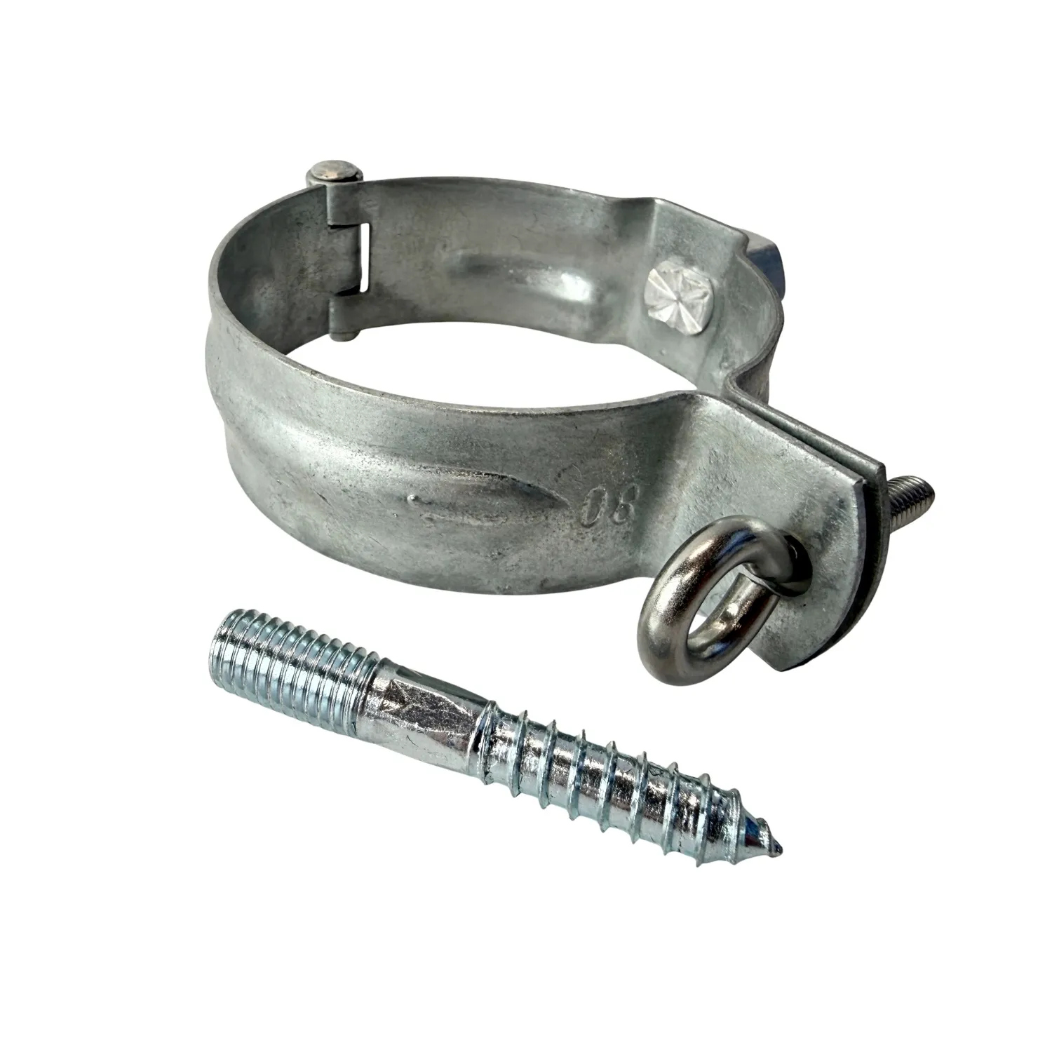 Nedzink Gegalvaniseerde beugelset 80 mm M10 - met montage-opties