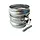 Gegalvaniseerde beugelset 80 mm M10 - met montage-opties
