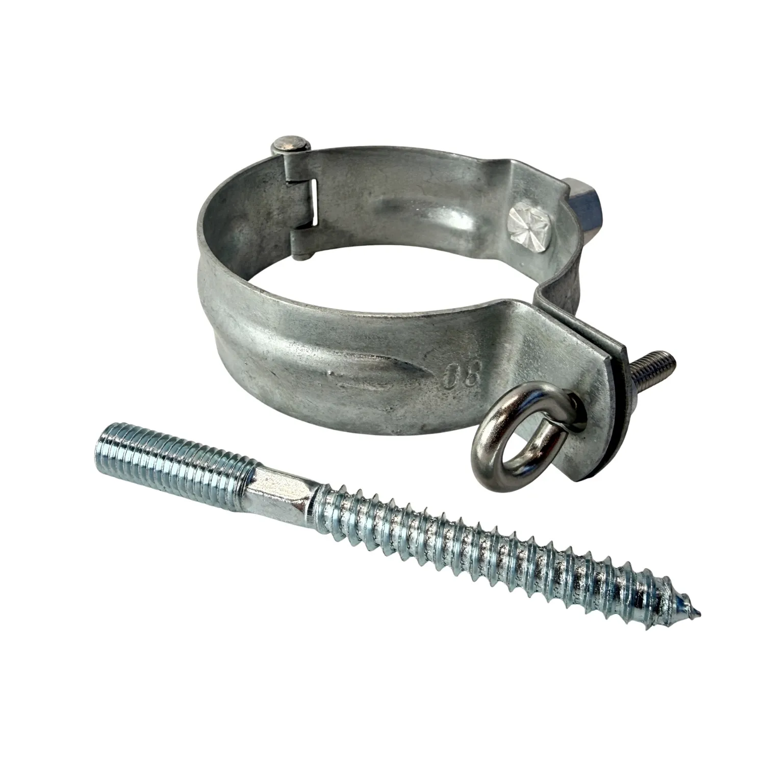 Nedzink Gegalvaniseerde beugelset 80 mm M10 - met montage-opties