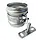 Gegalvaniseerde beugelset 80 mm M10 - met montage-opties