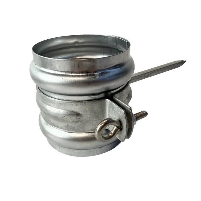 Scharnierpenbeugel 80 mm gegalv. (STANDAARD)