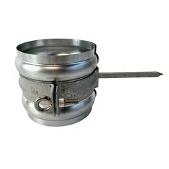 Grömo Gegalvaniseerde scharnierpenbeugel 100 mm rond - standaard, t.b.v. wrong