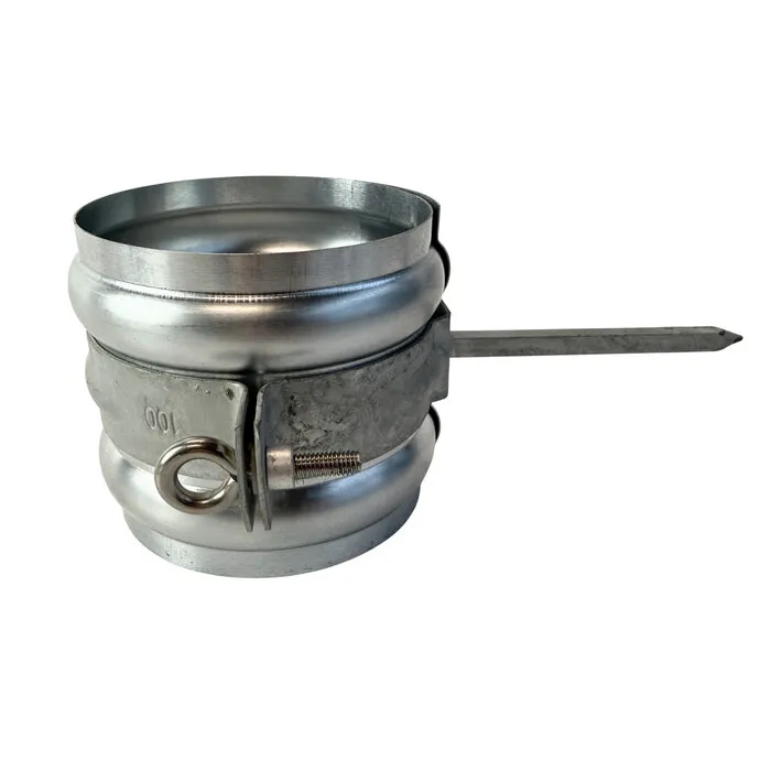 Nedzink Gegalvaniseerde scharnierpenbeugel 100 mm rond - standaard, t.b.v. wrong